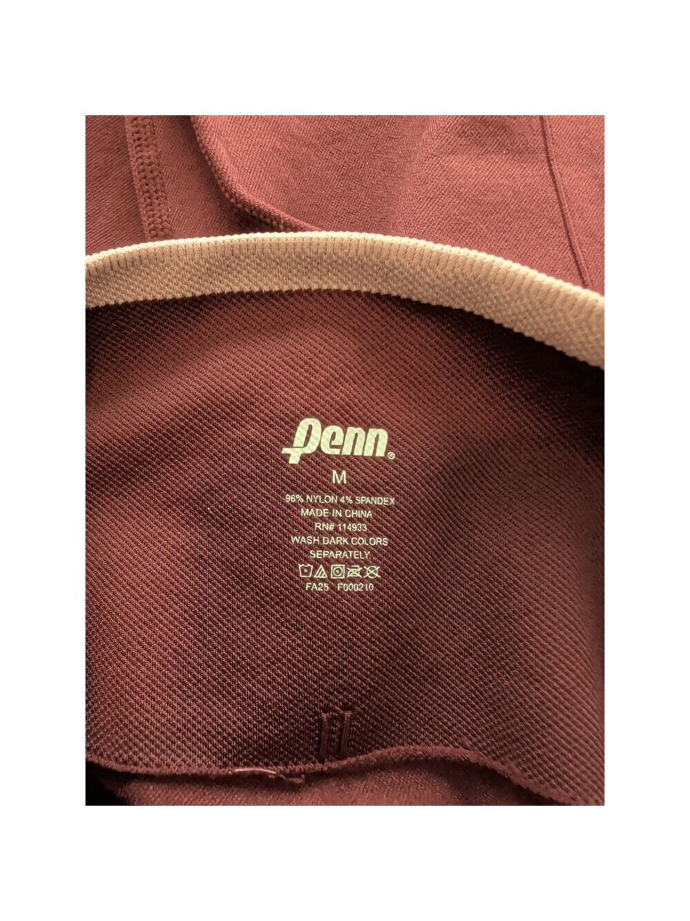 ✨Women's Penn Sleamless Leggings Windsor Wine Burgundy Size M - Picture 5 of 5